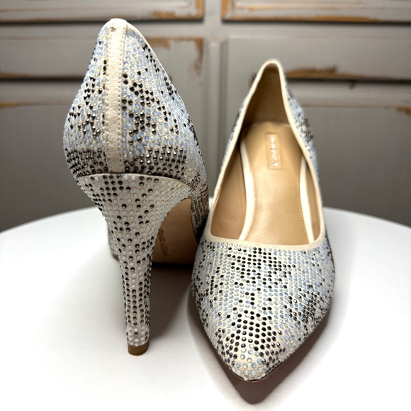 Antonio Melani | Maybeth Eggshell Blue Rhinestone Pump - Picture 5 of 11
